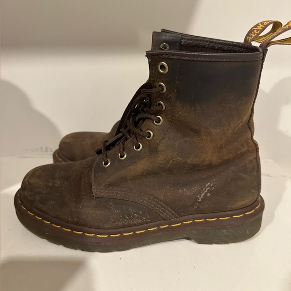 Dr. Martens Brown Lace Up Boots - Picture 2 of 3